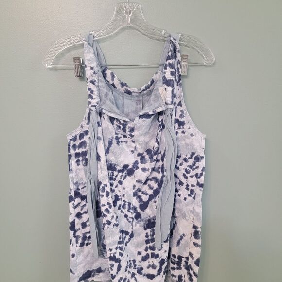 Bellambra 100%Linen Made in Italy Tie Tank Top Coastal‎ Size Medium - Picture 6 of 8